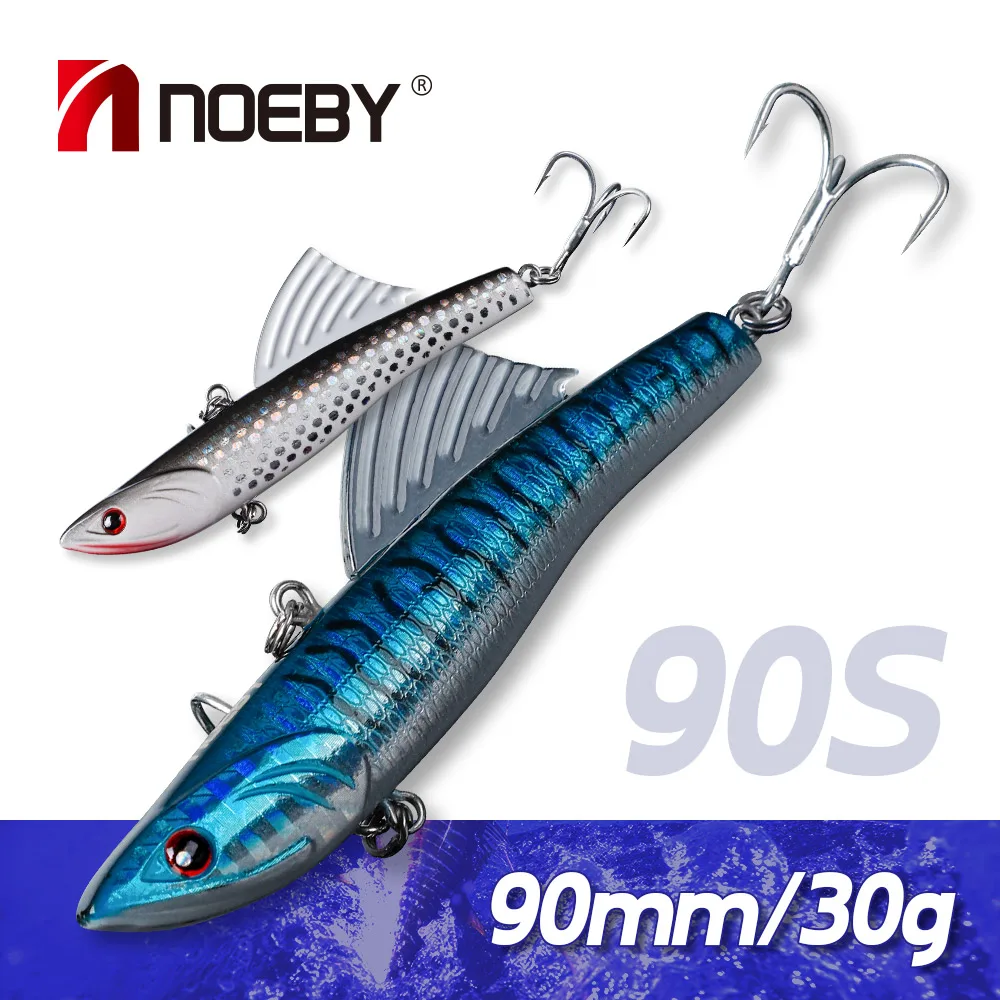 

NOEBY VIB Fishing Lures 90mm 30g Sinking Vibration Wobbler Artificial Hard Baits for Pike Bass Fishing Lure Tackle