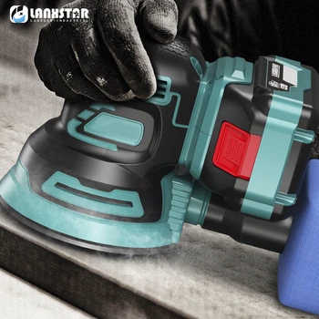 Cordless Random Orbit Sander Lithium-ion Polishing Machine Variable Speed ​​Sander 125mm For Makita 18V Battery