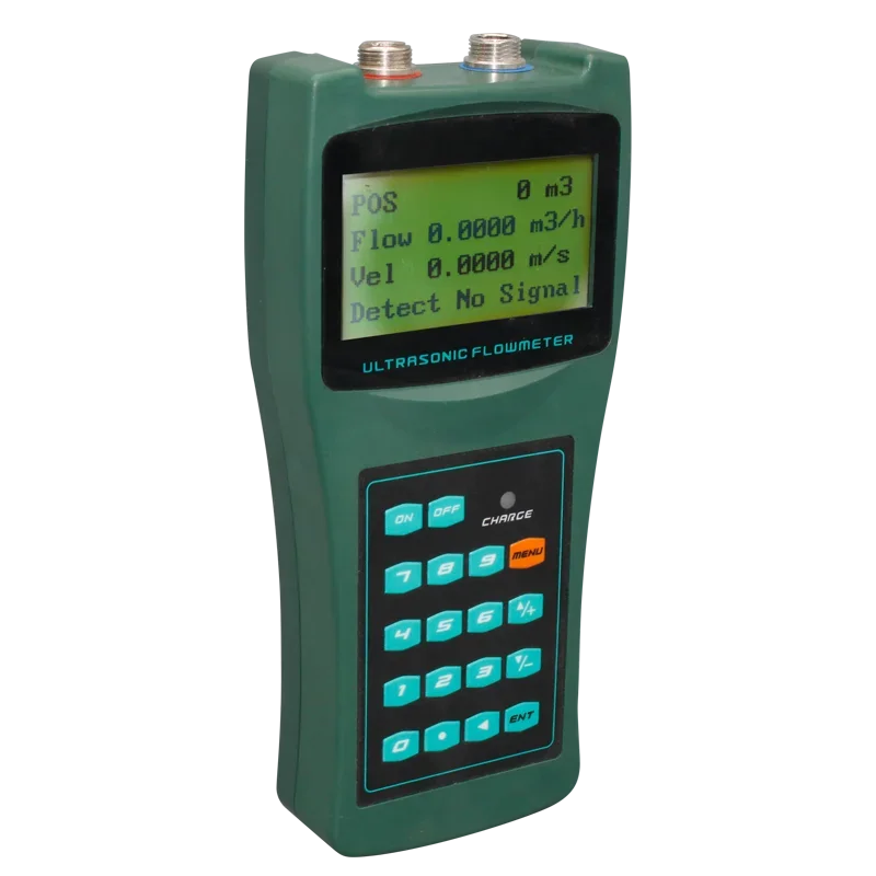 RS232 data logger portable ultrasonic flow meter handheld UFM easy take away