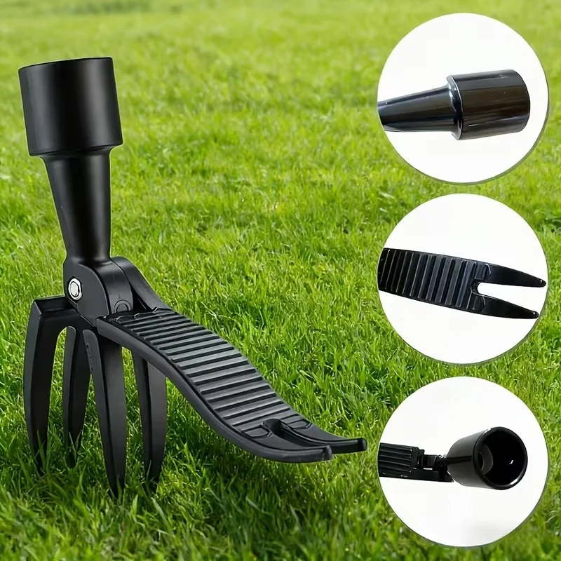 Stand Up Weeder Manual Weed Puller Root Weeder Garden Weed Remover Long Handle Gardening Tool