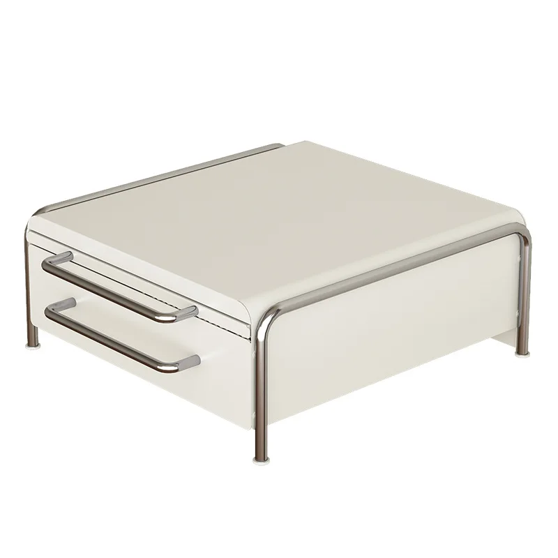

PYJ white coffee capsule storage box with pull-out plate coffee machine storage rack
