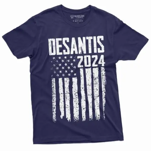 

Men's DeSantis 2024 Political T-shirt Republican party Presidencial election Tee