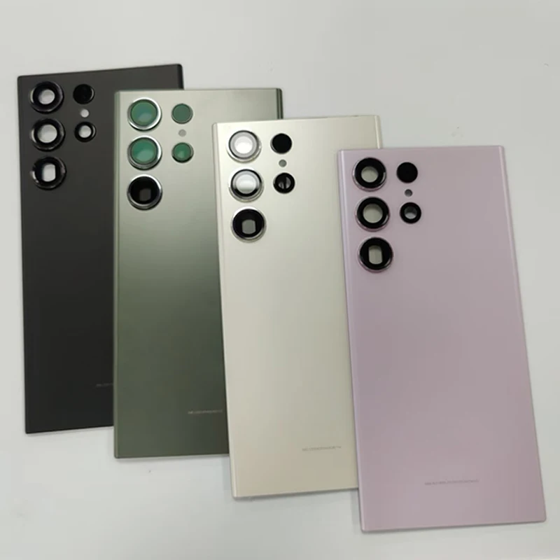 Original Disassembly Quality for SM-S23 Ultra 5G Back Battery Cover Door Housing for S23 Ultra S918B S918U Battery Cover