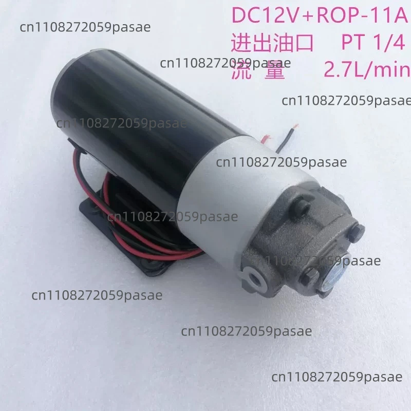 12V Electric Hydraulic Pump, Oil Pump, Small DC Oil Pump, Oil Extraction and Lubrication, Miniature Gear Pump