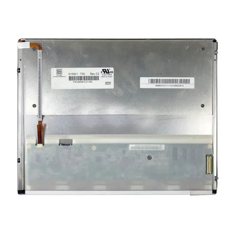 New Original 10.4 Inch G104V1-T03 CMOS/TTL 31 Pins Interface 640X480 TFT LCD Display Full View For Industrial Medical