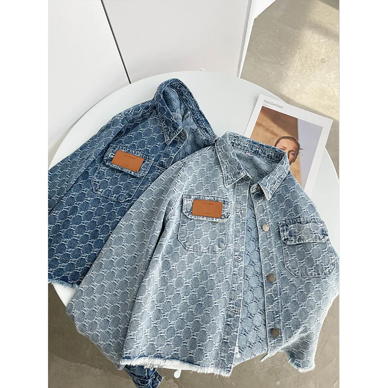 New Fashion Women casual Denim Jacket Long Sleeve Outerwear Female Short Loose and Thin Jacket