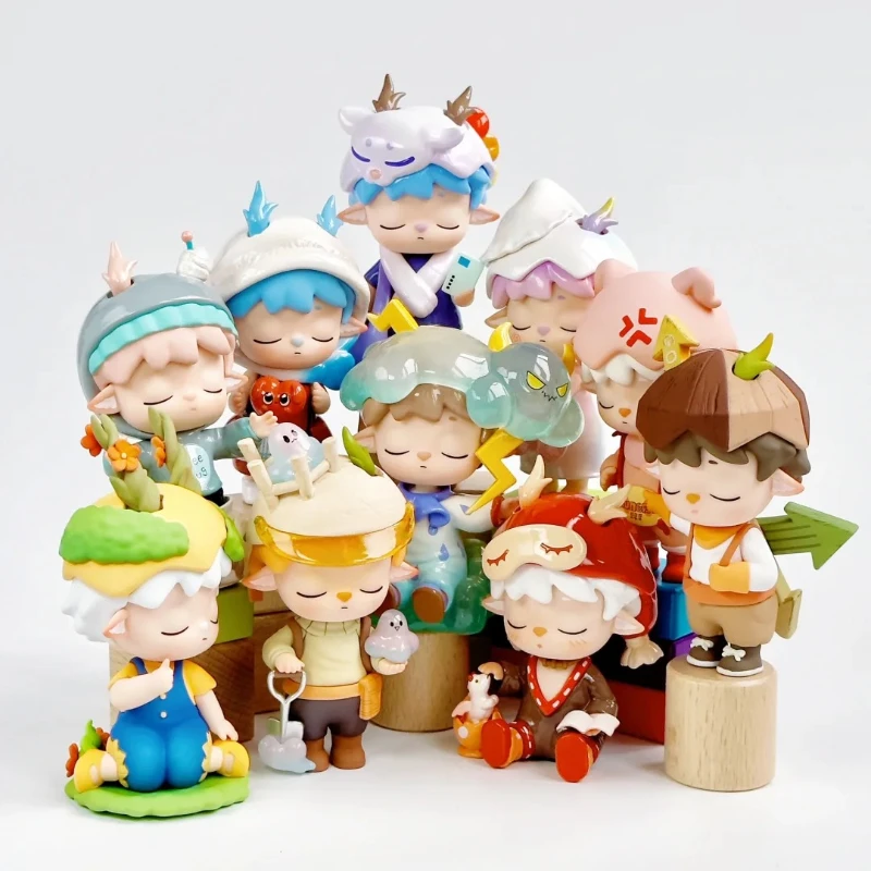 

Strange Friends Series Blind Box Handheld Trendy Small Toys Surprise Mysterious Gift Desktop Ornament Doll Model Collection