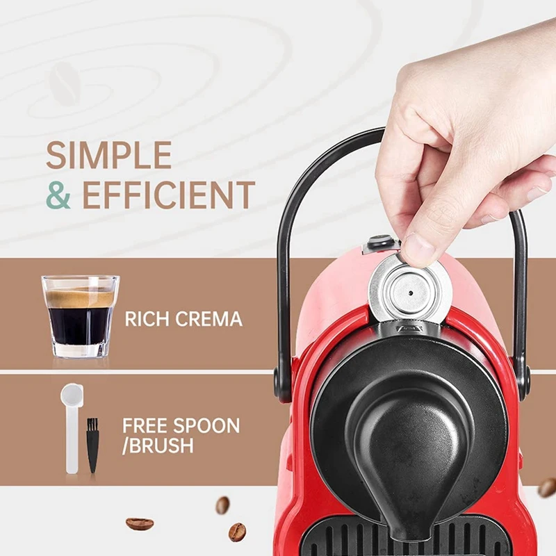 Refillable Coffee Capsule Tamper For Nespresso Reusable Coffee Pod Coffeeware Replacement For Barista Espresso Maker-B image 2