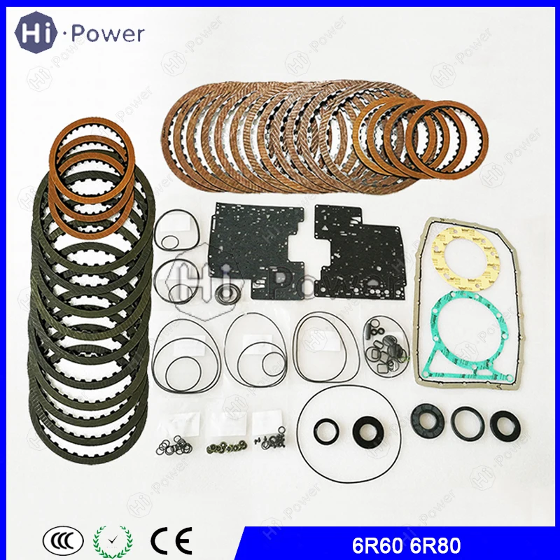 6R80 6R60 Auto Transmission Clutch Overhaul Kit Friction Plate For FORD Ford Mazda Lincoln Gearbox Disc Oil Seal Repair Kit