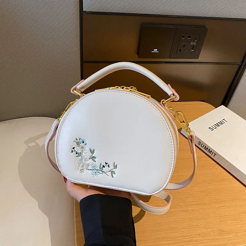 

Urban Simple and Stylish Tote Bag, Embroidered New Chinese - Style Handbag, Versatile Women's Shoulder Bag, Cross - Body Bag