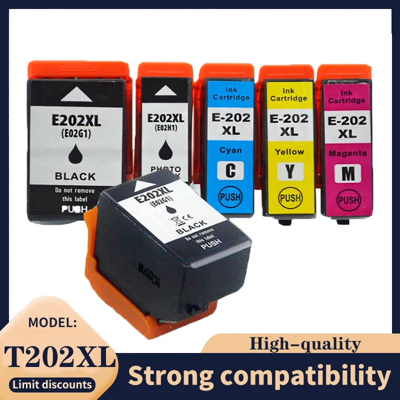 

202XL Ink Cartridges for Epson 202 202XL T202 Compatible with Epson Expression Premium XP-6000 XP-6005 XP-6100 XP-6105 Printer