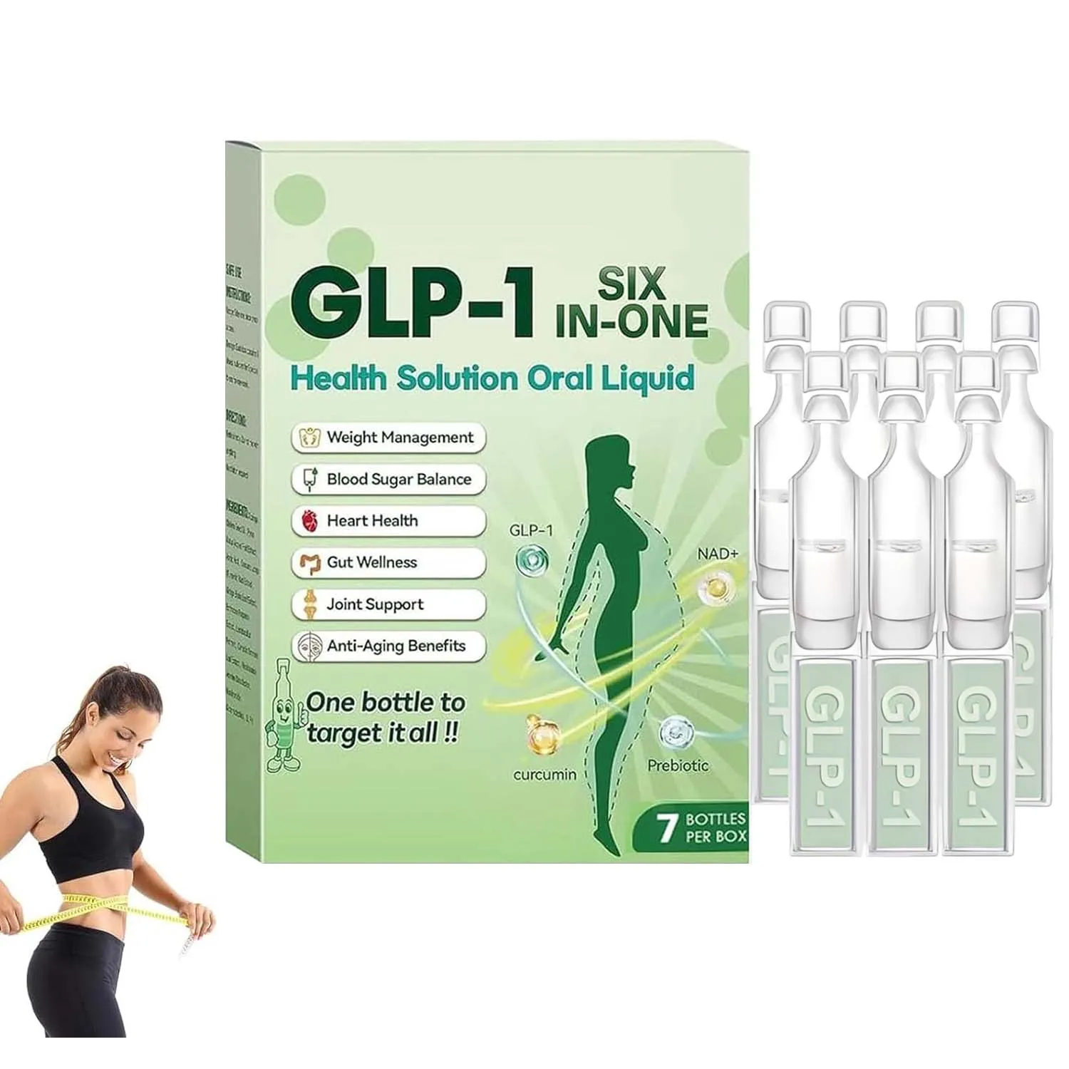 

GLP-1 Oral Liquid Body Shaping Supplements for Women Men Metabolism Booster & Weight Management Body Care Supplies