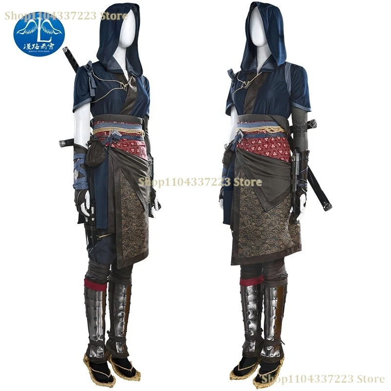 كونويتشي إيجا لعب الأدوار قاتل فوجيباياشي ناوي العقيدة الظلال تأثيري حلي النينجا الزي الملابس حفلة الهالوين النساء البدلة