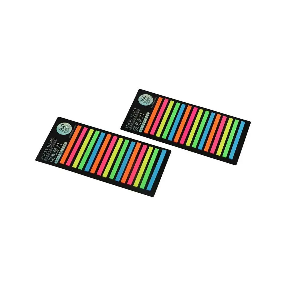 Morandi Color 300 Sheets Office Supplies Stationery Student Label Bookmark Index Stickers Reading Label Sticky Notes