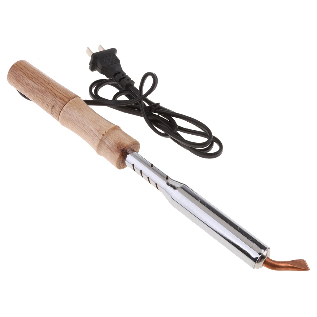 Electric Soldering Iron with insulated Wooden Handle Welding Tool - 75W