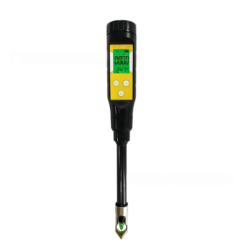 Bluetooth 2 in 1 Digital LCD Soil Tester PH Temperature Soil Meter with Backlight for Farm Garden Planting Soil Analyzer