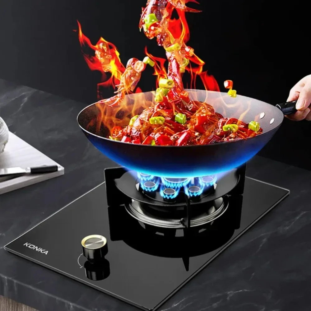 

Бытовая одинарная газовая плита, встраиваемая плита, натуральный жестокий огонь, одна плита, варочная панель, кухонная варочная панель