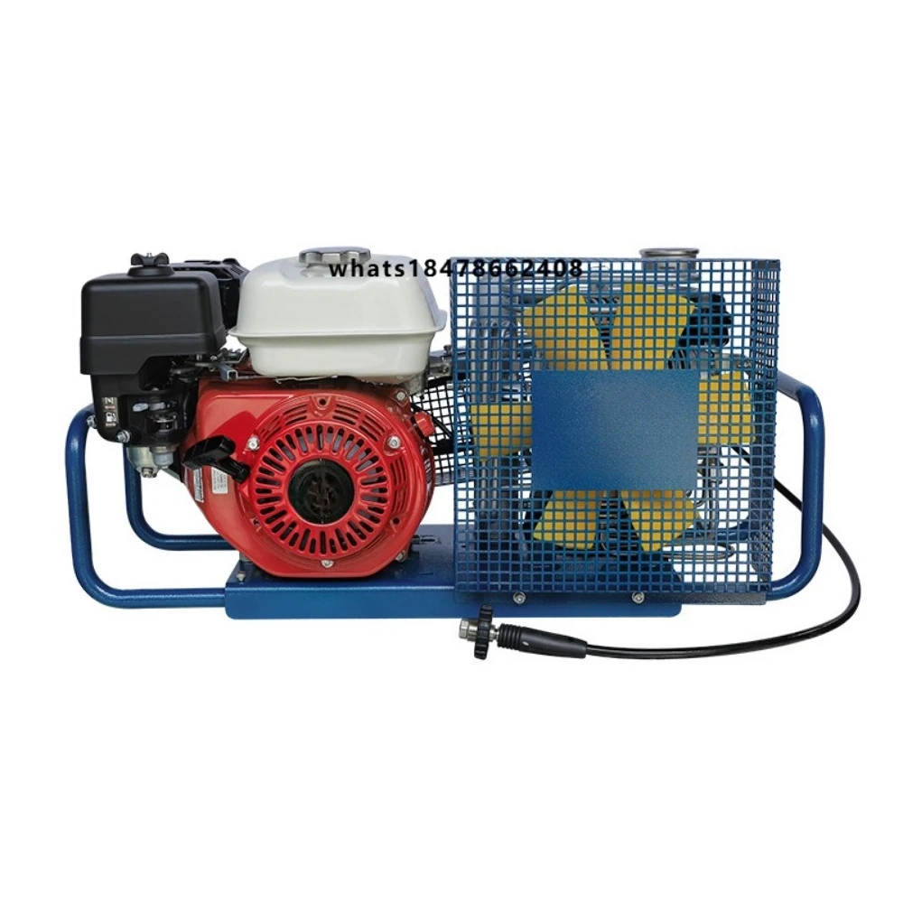 Auto Stop 300Bar High Pressure Breathing Air Compressor Portable Oil-less Piston Pump for Scuba Diving & Rescue