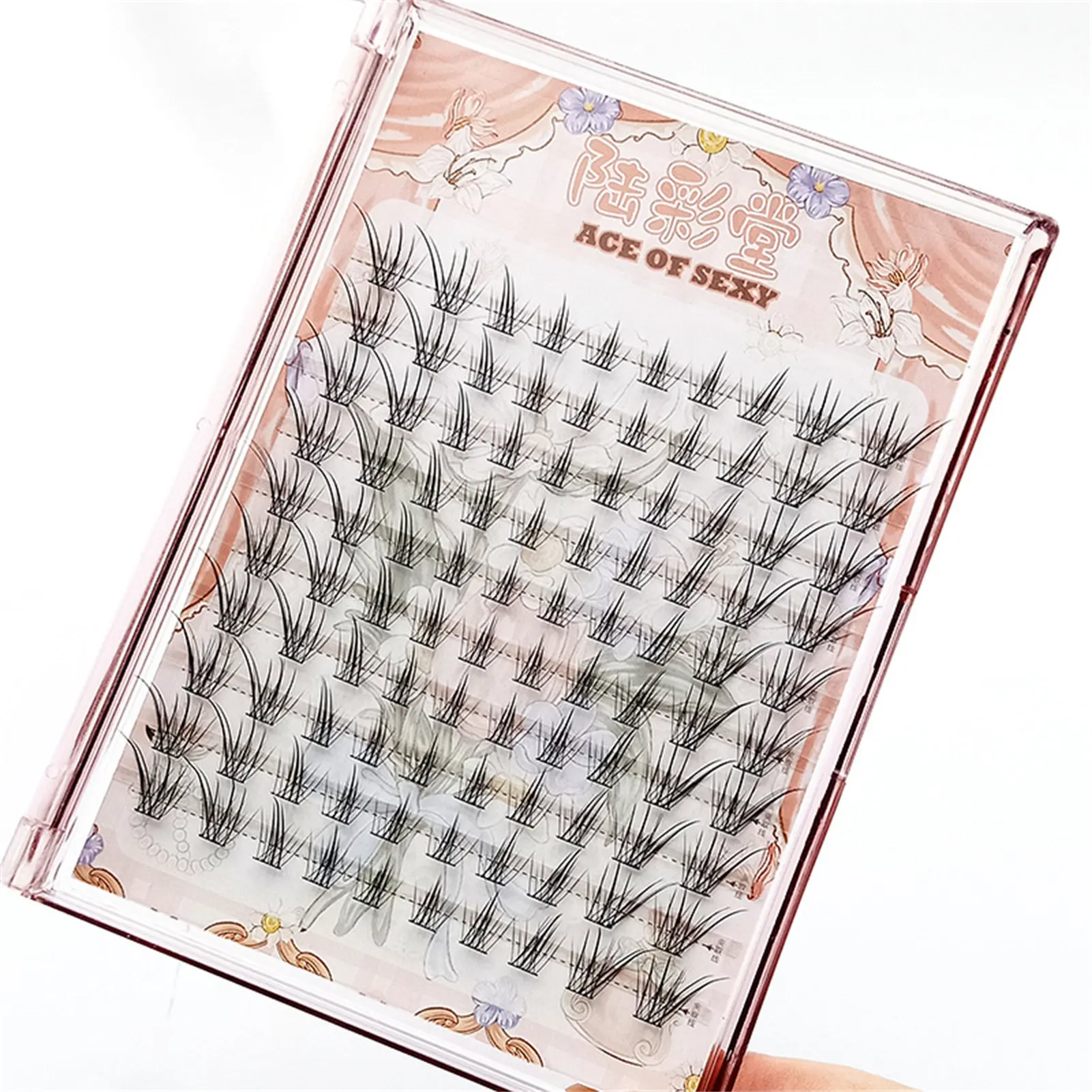 الثعالب سلسلة رقيق الرموش الصناعية 10 صفوف 7-13 مللي متر لينة الفردية أنيمي رمش ملحقات مجزأة الطبيعية مجعد لاش العنقودية #1