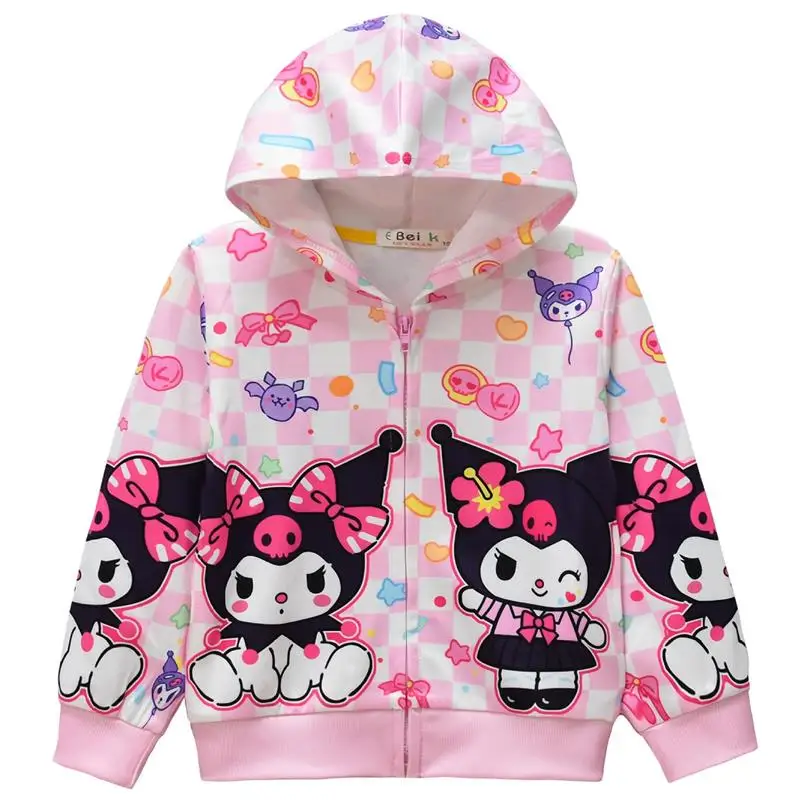 

Children's Autumn Wear Cartoon Kuroko's 29 Years Old Mid-Term Jacket Zipper Hooded Jacket Thin Sweatshirt for 4-6 Years Old G...