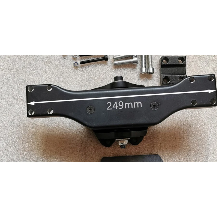 249mm length dual hub motor big spring mountain electric skateboard trucks good cushion skateboard bracket longboard trucks