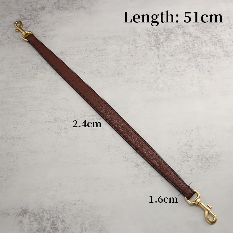 TINBERON Leather Bag Strap Accessories 51cm Underarm Bag Strap Women\'s Handbag Handle Strap Replacement Litchi Texture Bag Strap