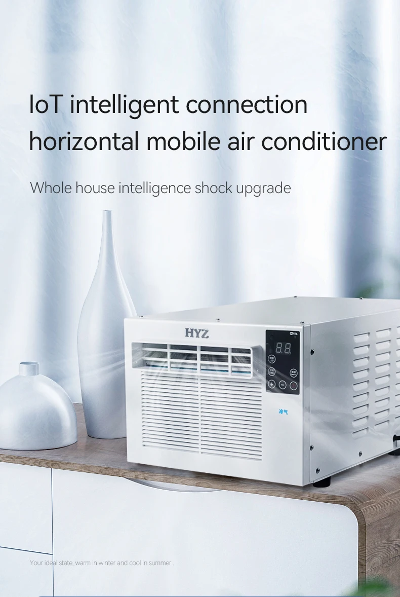 110–220 V tragbare Klimaanlage, energiesparend, 280 W, mobiler Mini-Wechselstrom mit Fernbedienung für Zuhause, Wohnheim, Büro, Camping, Wohnwagen, Auto