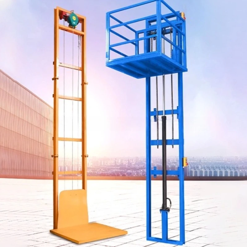 

Warehouse hydraulic cargo lift hydraulic vertical wall mounted cargo lift