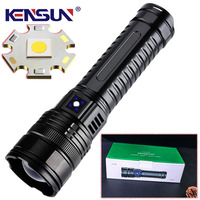 10000LM Most Powerful Led Flashlights Tactical 15000mah Built-in Battery 800W Flash Light Emergency Spotlights 4km Holiday Gifts