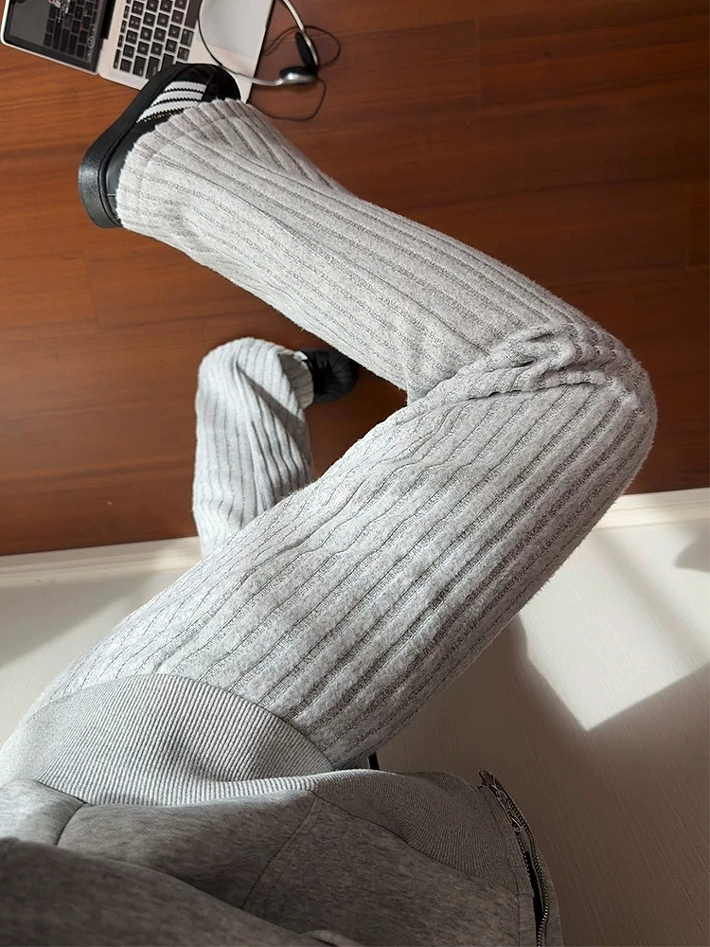 

Мужские зимние шерстяные брюки Cleanfit American Style Heavyweight: вязаные, утепленные флисом, прямые, повседневные, в стиле кэжуал