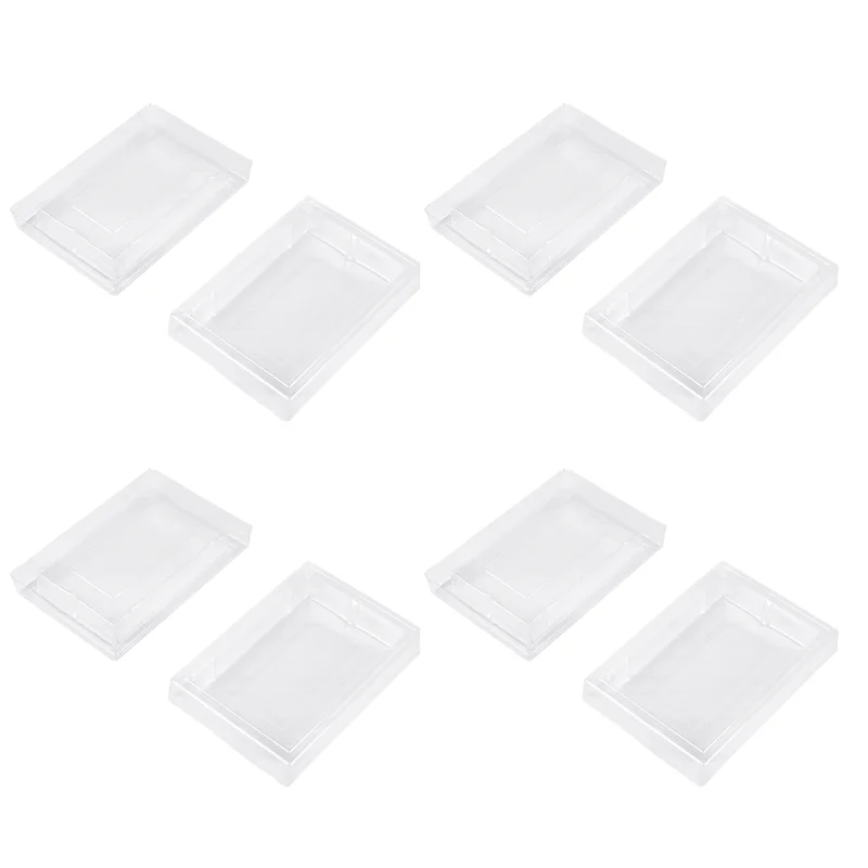 FC واضح البطانة البلاستيك إدراج علبة الداخلية لنينتندو Famicom ألعاب استبدال عرض الحال