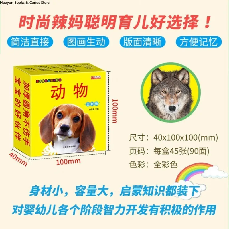 Discover the Animal Kingdom! 、 First Words Animal Cards for Toddlers 、Vocabulary Builder Flashcard Set