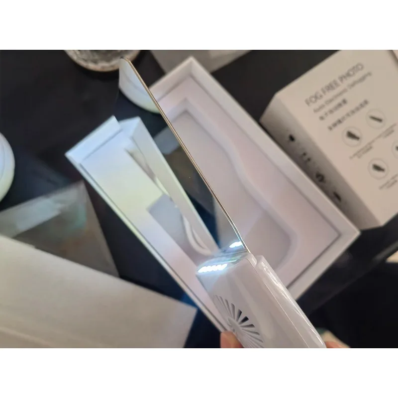 Dental stainless steel anti-fog reflective plate with shadowless lamp double-sided mirror oral imaging orthodontic handle set
