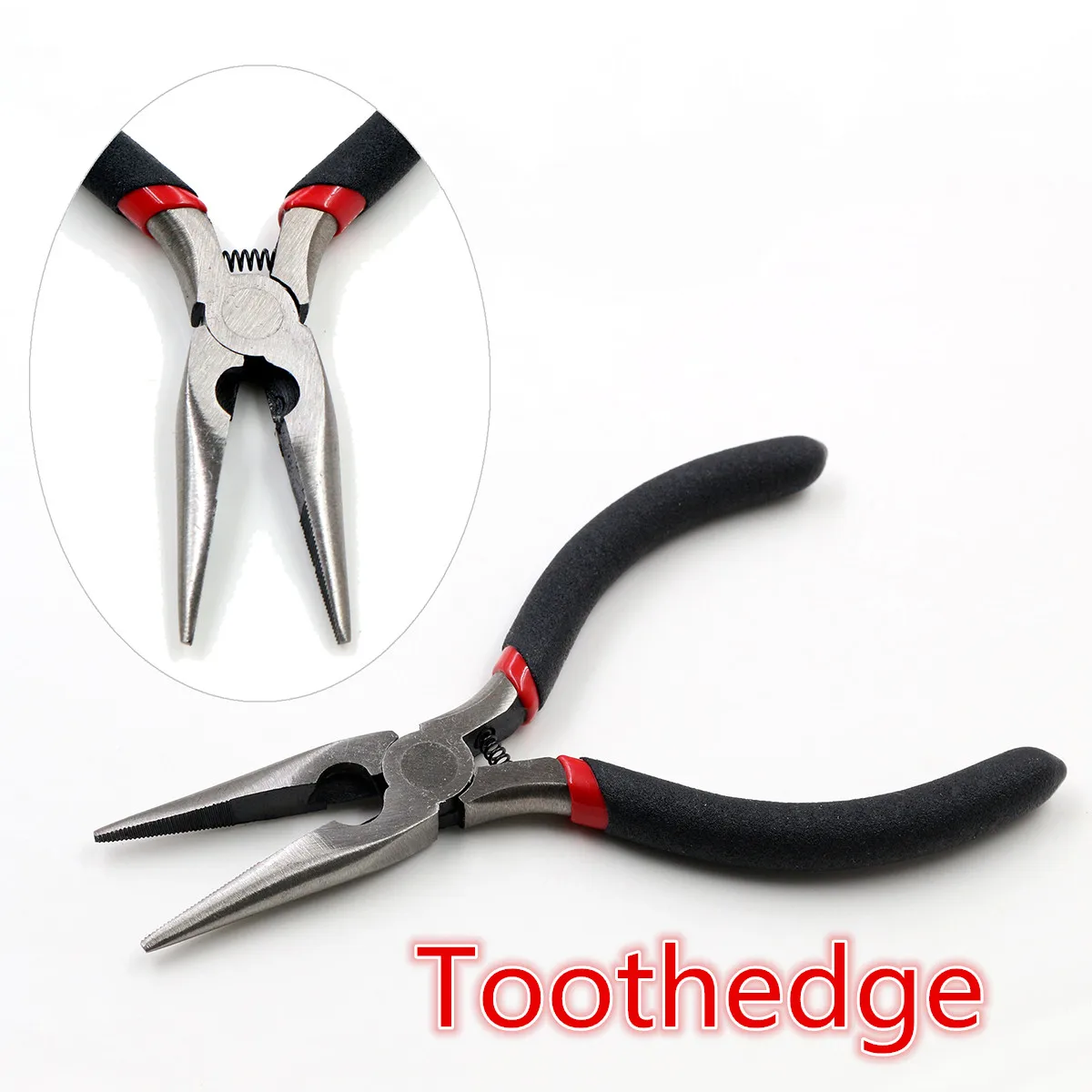 1 stück Edelstahl Nadel Nase Zangen Schmuck, Der Hand Werkzeug Schwarz 12,5 cm