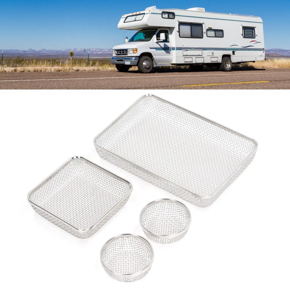 Practical Stainless Steel Flying Insect Screen Mesh Set Bug Screen Cover Vent Mesh Screen Water Heater Vent