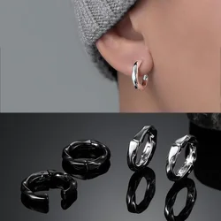 1Pcs Vintage Minimalist Stud Earrings for Teens Ear No Piercing Earrings Women Men Fake Pierced Unusual Party Earrings Jewelry