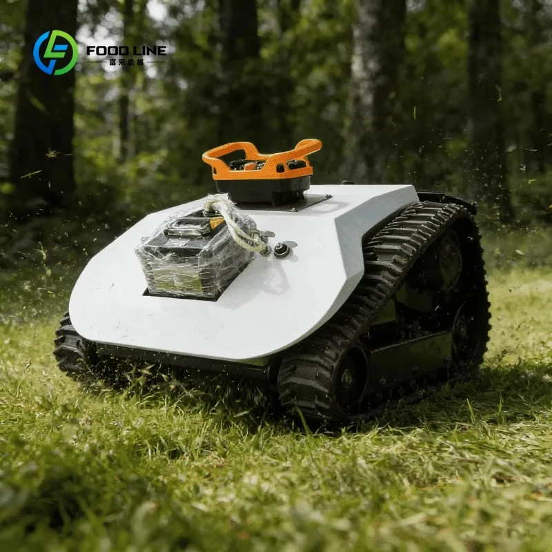 Customized Commercial Remote Control New Generation Intelligent Tracked Remote Control Lawn Mower