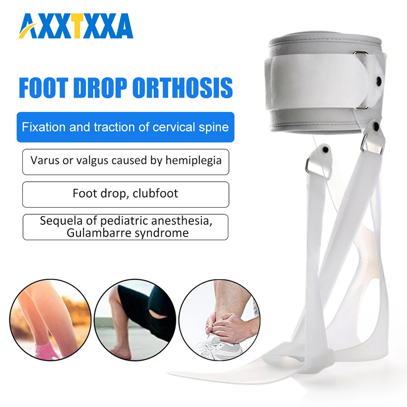 

AFO Ankle Foot Drop Orthosis Postural Correction Brace Support Splint Boot Stroke Joint Fracture Rehabilitation Equipment