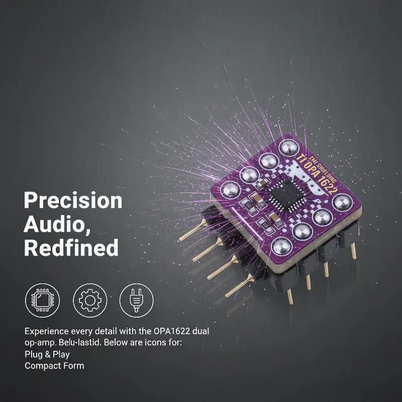 OPA 1622 Dual Channel Op Amp Module For DIY Audio Systems Direct Patch High Output Clarity
