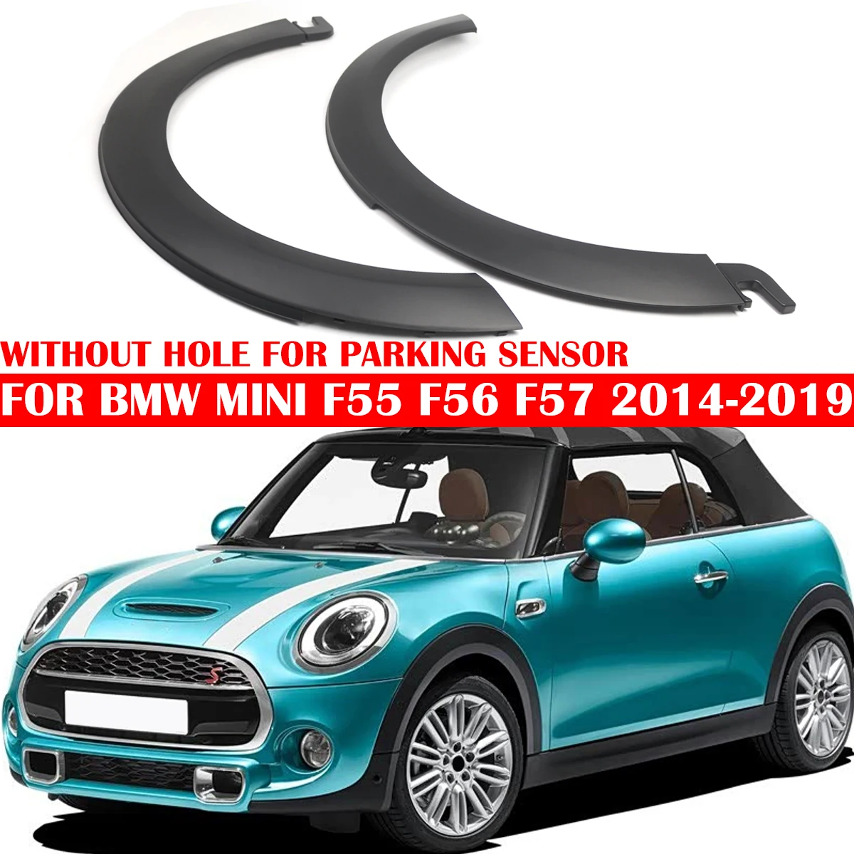 

Накладка на колесную арку, верхняя резиновая накладка на крыло, детали кузова для MINI F55 F56 F57 2014-2019 51777300819 51777300820