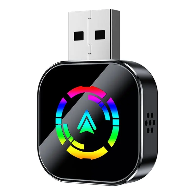 

Эффективный беспроводной адаптер 2-в-1 для CarPlay и Android Auto с поддержкой AI, USB-донгл для автомобиля, Bluetooth, Wi-Fi, для проводных CarPlay/Android Auto.