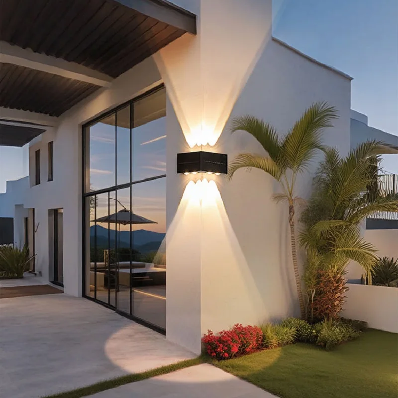 90degree Led Solar Corner Lights Outdoor Garden Solar Wall Light Waterproof Decoration for Yard Hotel Balcony Patio Terrace