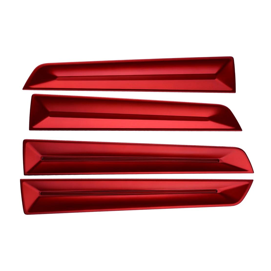 

1 Set Red ABS Car Inner Door Panel Strip Cover Trim Fit for Honda Civic 2022-2023