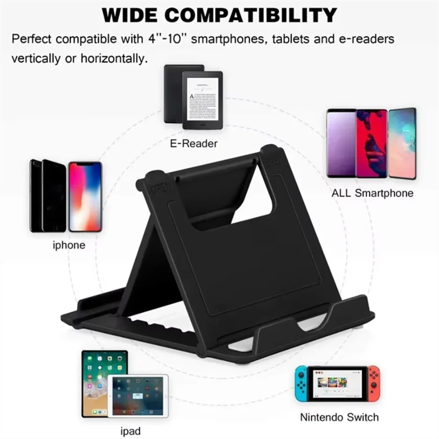 Table Adjustable Phone Holder Bracket Desktop Stand For Ipad IPhone Samsung Xiaomi Huawei Folding Universal Mobile Phone Stand - Image 4