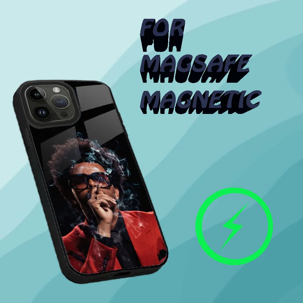 T-The W-Weeknd X-O Singer Phone Case For iPhone 15,14,13,12,11,Plus,Pro,Max Mini Magsafe Magnetic Wireless Charging