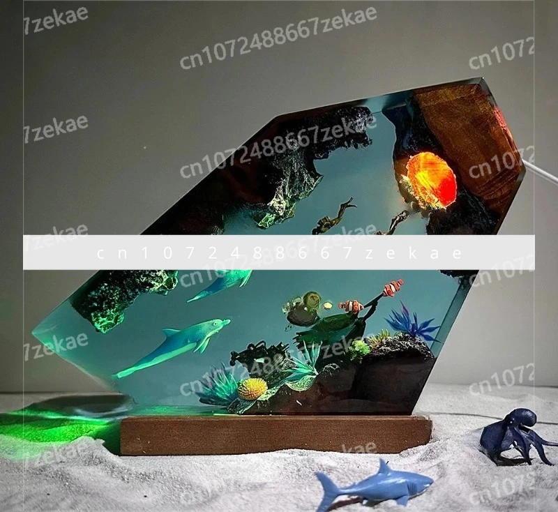 

Исследуйте подводный мир с уникальными декоративными подарочными украшениями, дельфином и черепахой, разнообразием из смолы.