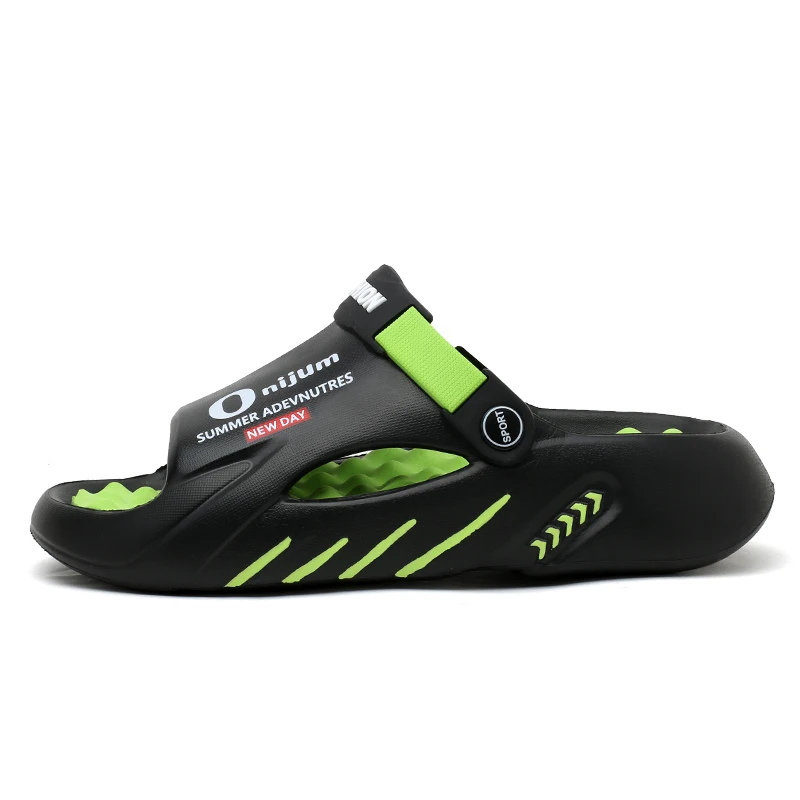 Mode Neue Männer Hausschuhe Indoor Outdoor Strand Sandalen Casual Schuhe Komfortable Massage Sohle Rutschen männer Sandalen Große Größe 46 47 – Detail 5