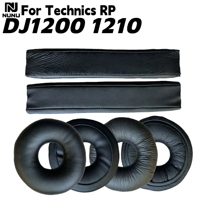

NUNU Replacement head beam cushion/Protein skin/wrinkled skin Ear Pads Cushions for Technics RP DJ1200 1210 Headphone