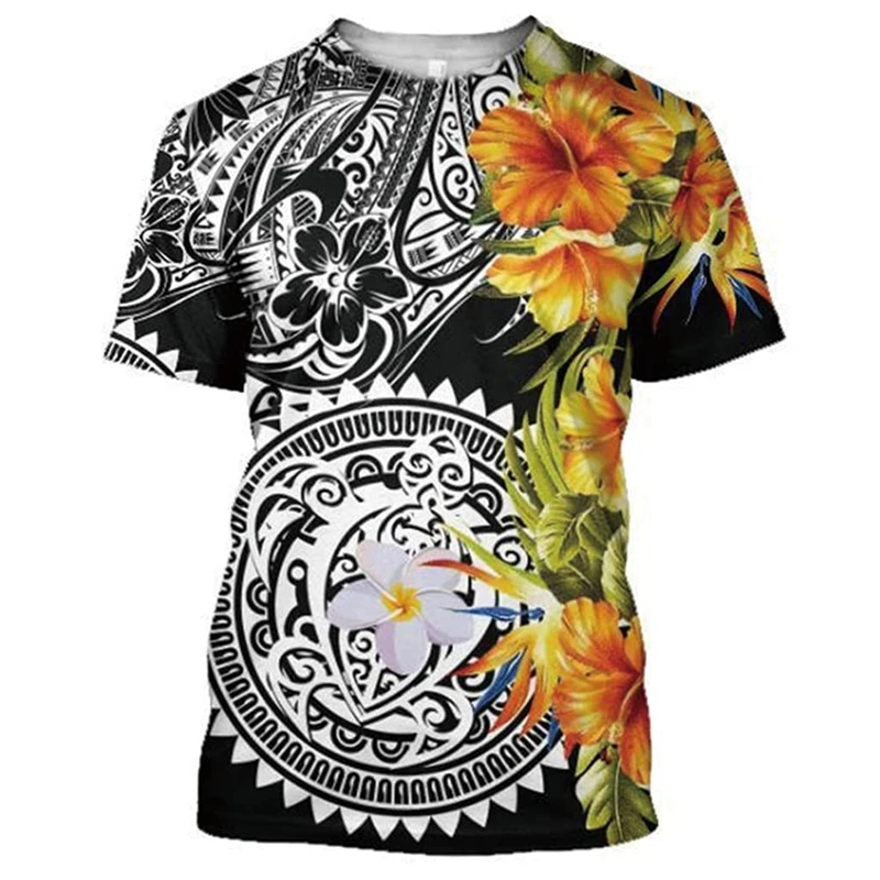 

New 3D Printed T Shirts Kanaka Polynesian Tribal Country Culture Harajuku Streetwear Native Women Men Funny Tshirts Short Sleeve