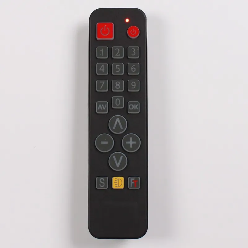Universale Imparare telecomando per la TV, STB, DVD, DVB, HIFI, 21 tasti grande pulsante con luce posteriore di facile utilizzo per anziani